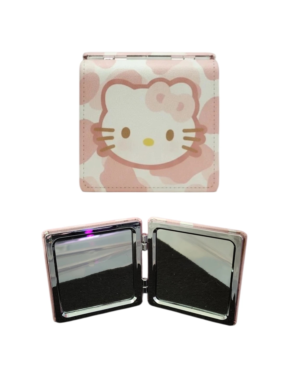Hello Kitty Pink Makeup Brush Set with Makeup Pouch And Mirror - Picture 6 of 10